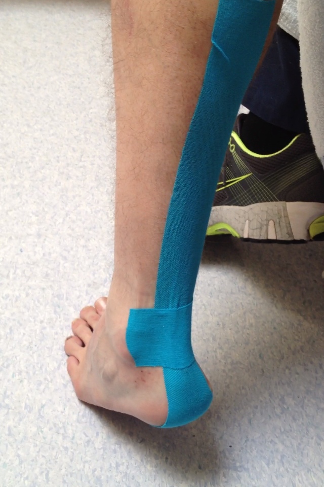 Kinesiotape versus Non-elastic tape for ankles